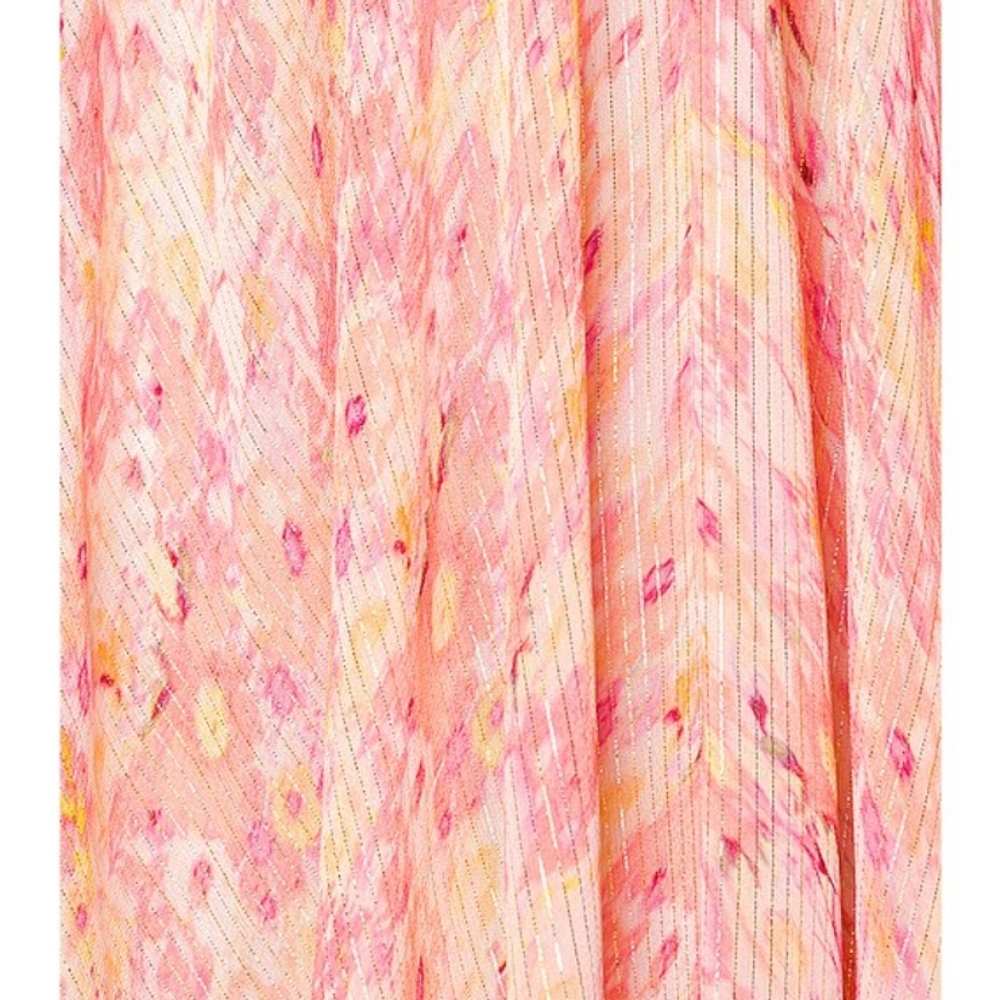 ROCOCO SAND FAYE Maxi Dress in Peach & Butter Yellow Size S - Picture 3 of 10